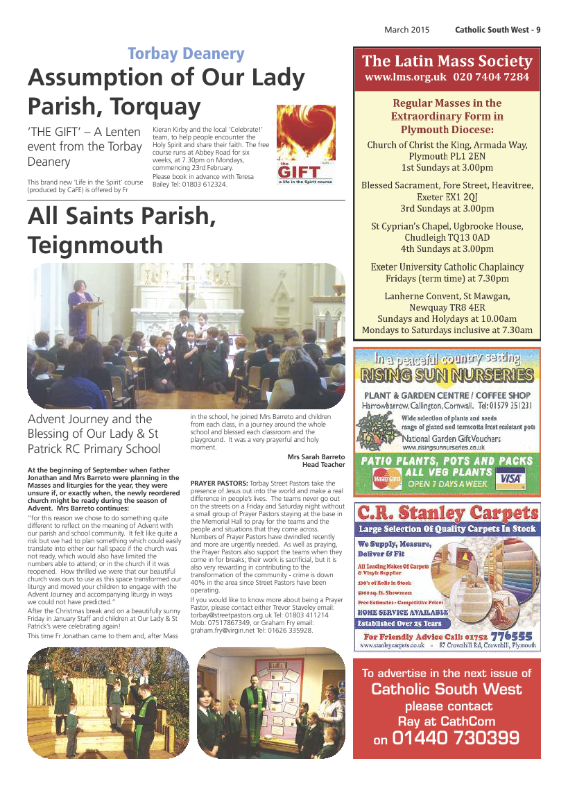 Mar 2015 edition of the Catholic South West