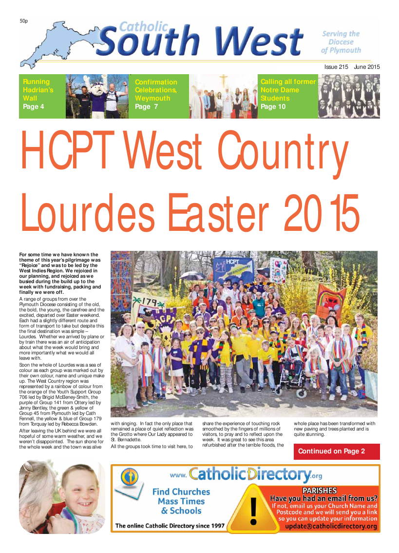 Jun 2015 edition of the Catholic South West