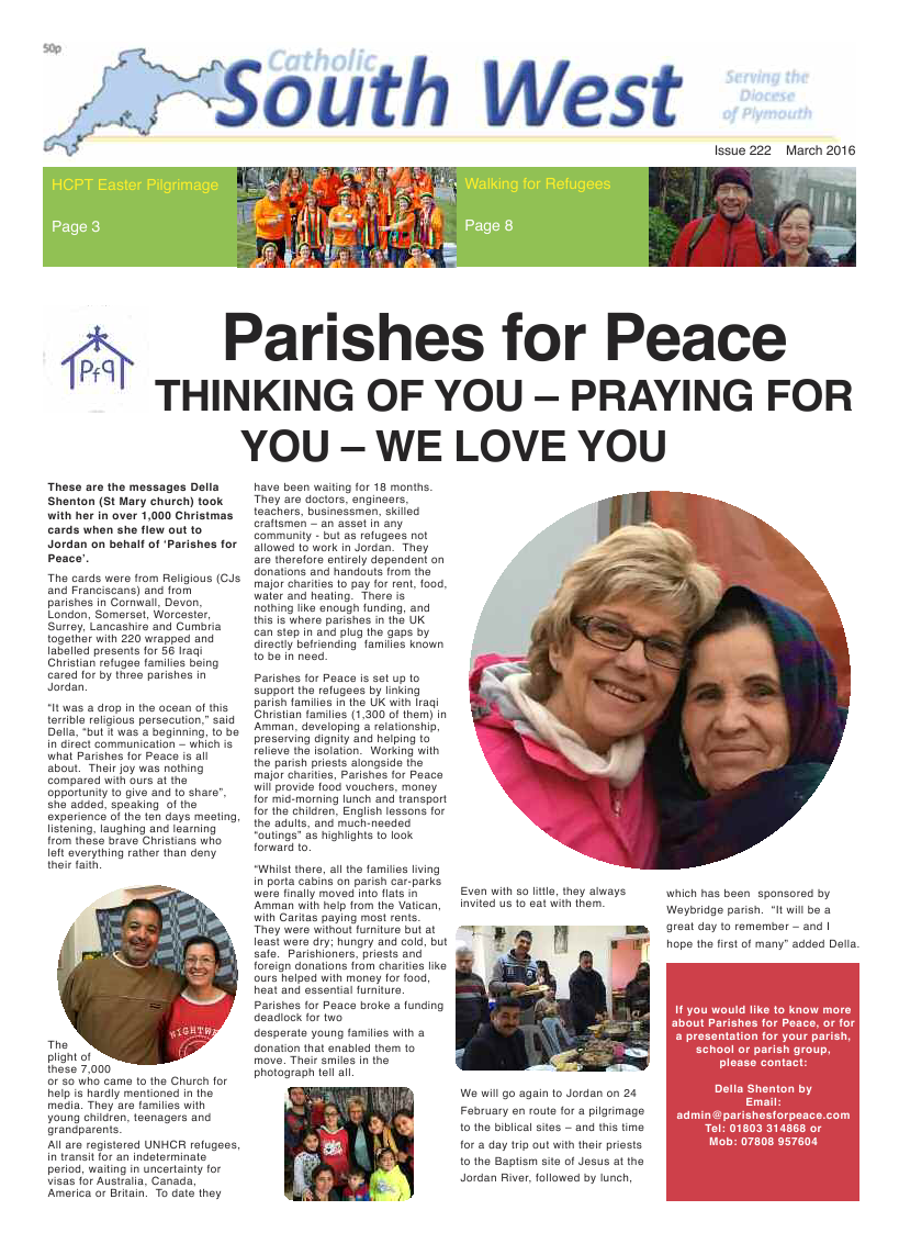 Mar 2016 edition of the Catholic South West - Page 