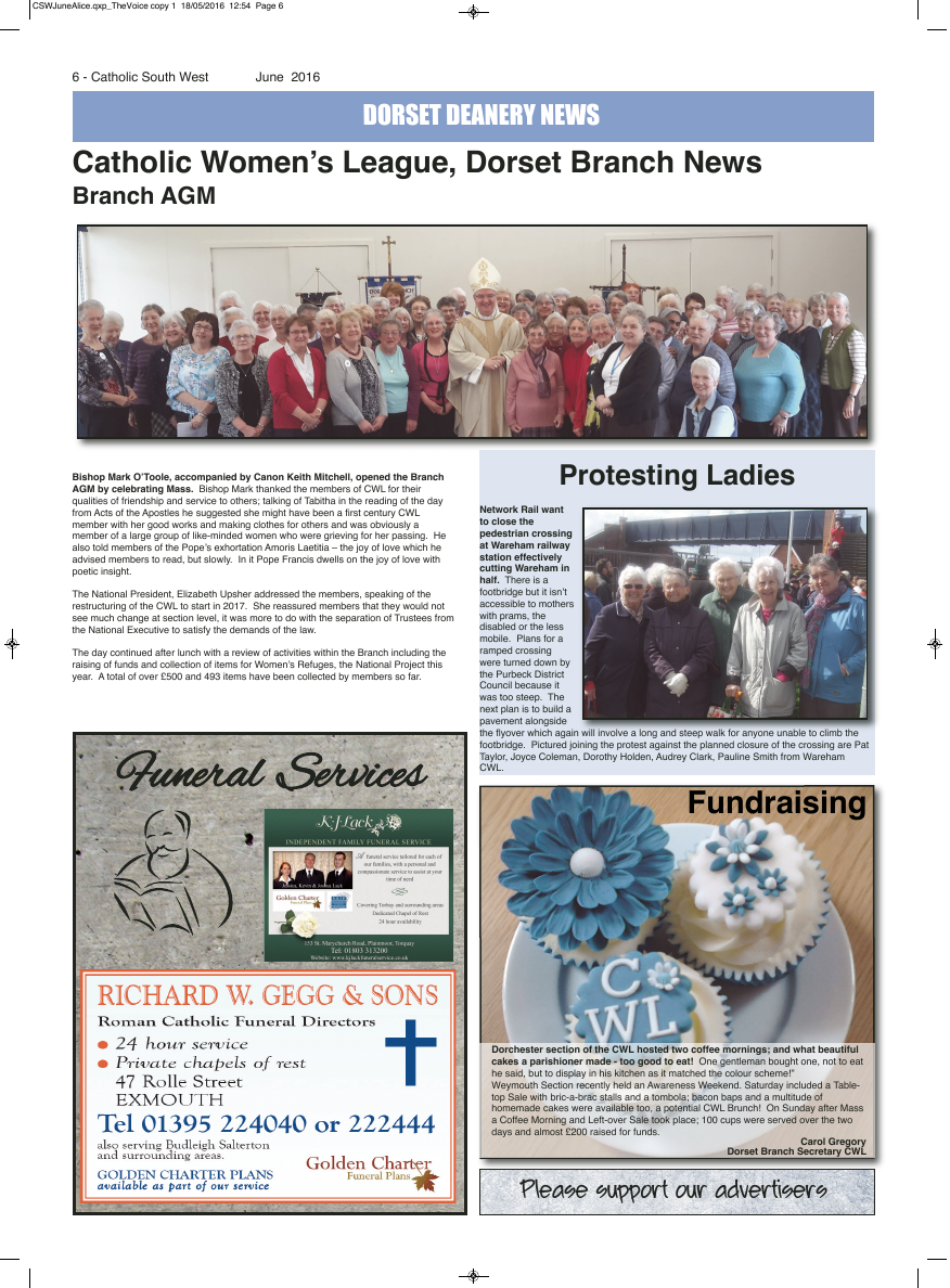 Jun 2016 edition of the Catholic South West