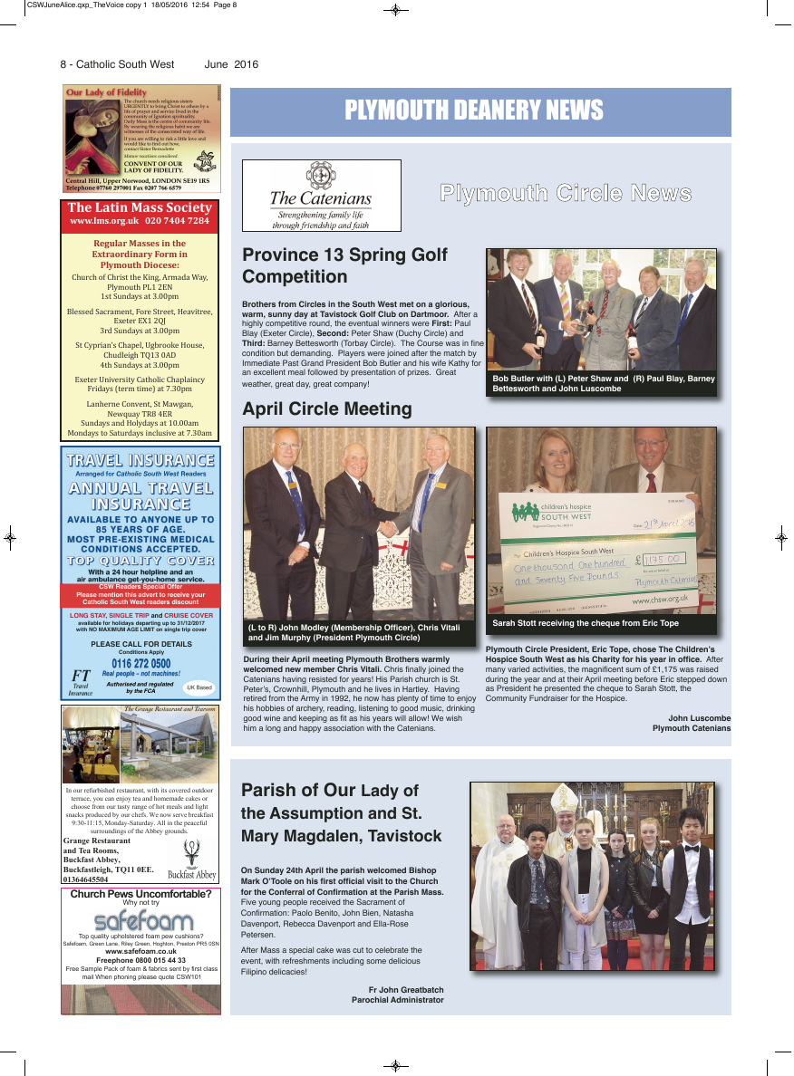 Jun 2016 edition of the Catholic South West