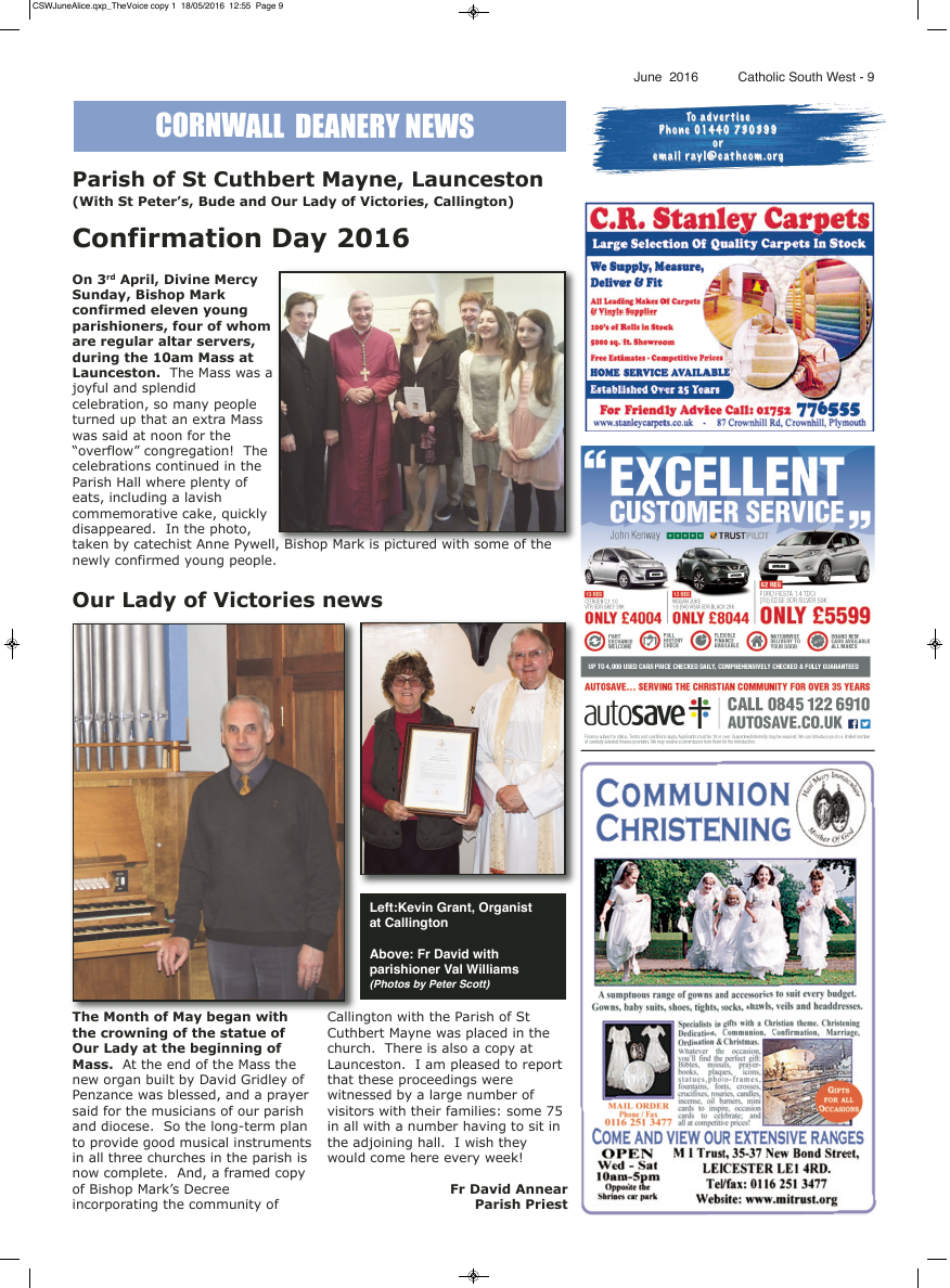 Jun 2016 edition of the Catholic South West