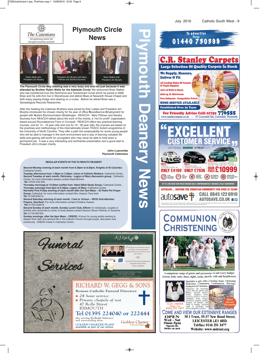 Jul 2016 edition of the Catholic South West