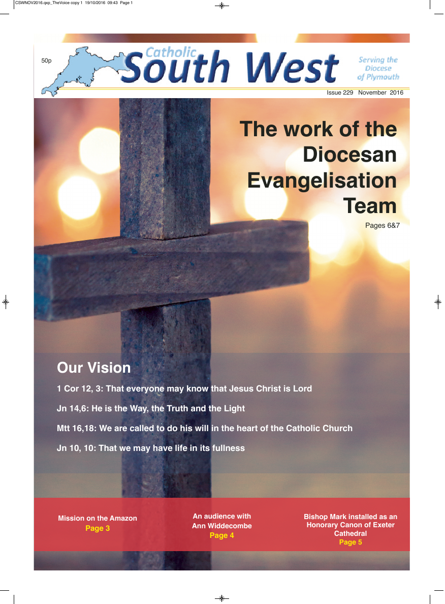 Nov 2016 edition of the Catholic South West