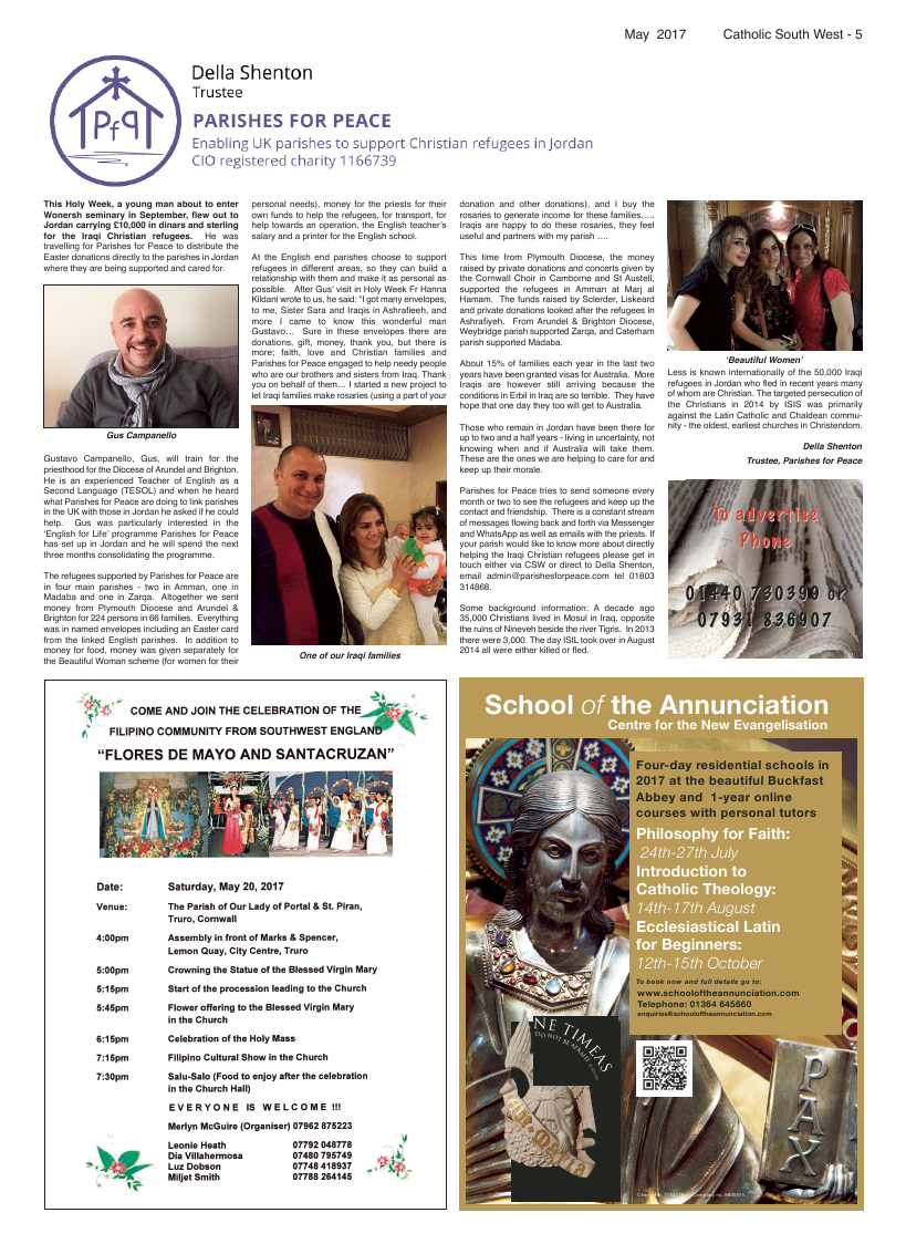 May 2017 edition of the Catholic South West - Page 