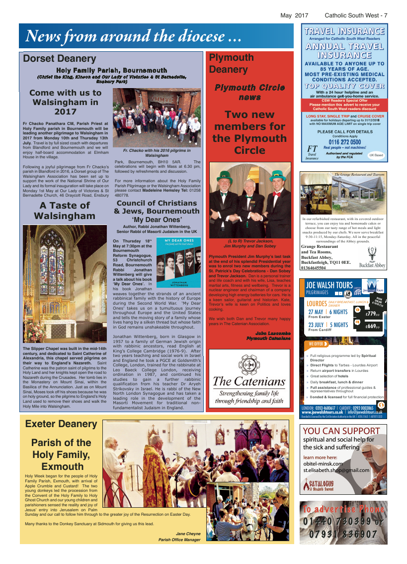 May 2017 edition of the Catholic South West - Page 