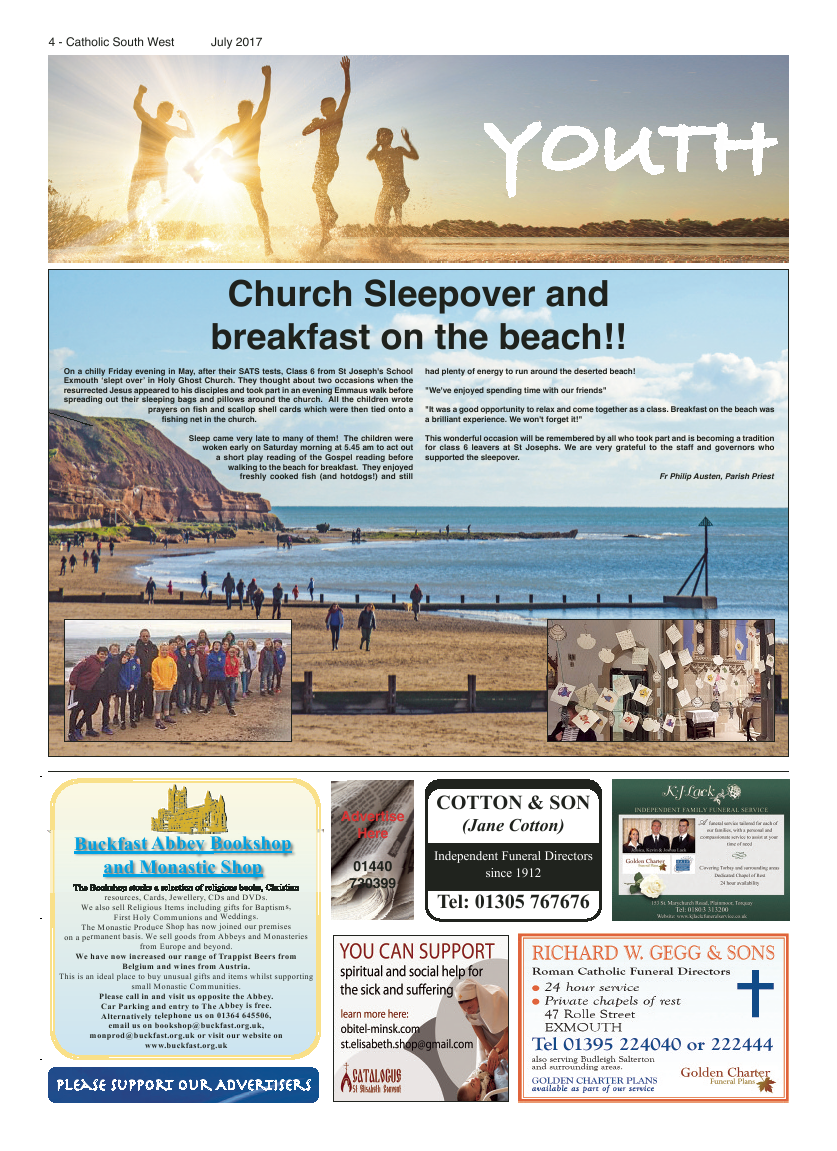 Jul 2017 edition of the Catholic South West - Page 