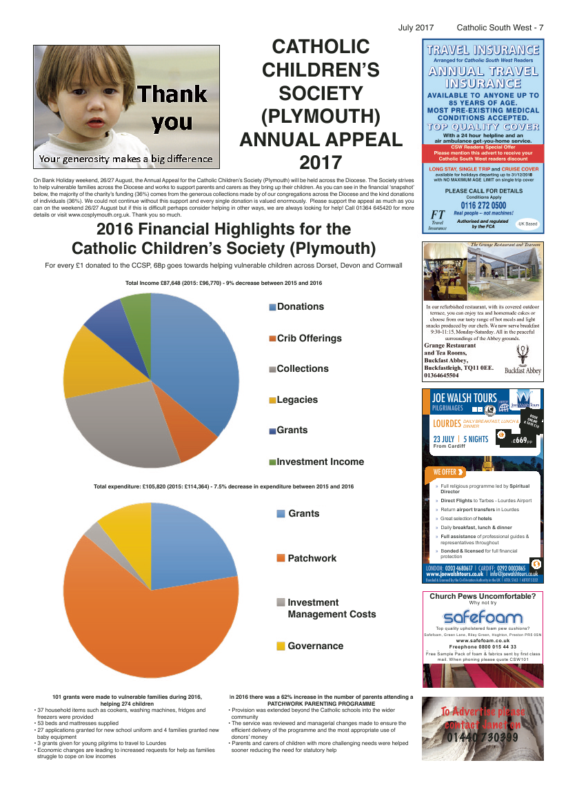 Jul 2017 edition of the Catholic South West - Page 