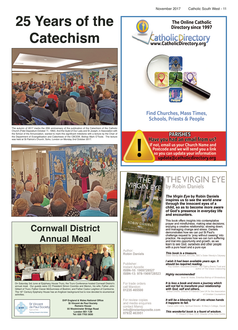 Nov 2017 edition of the Catholic South West - Page 