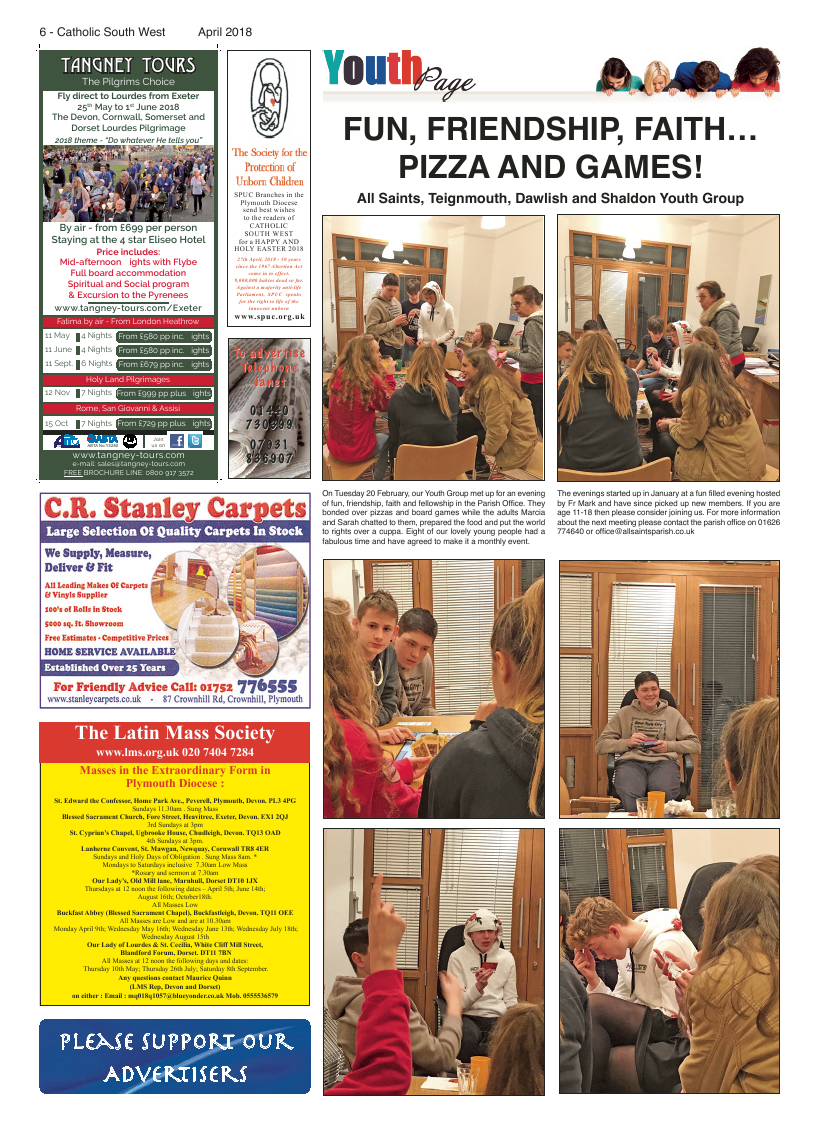 Apr 2018 edition of the Catholic South West - Page 