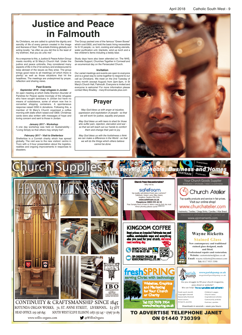 Apr 2018 edition of the Catholic South West - Page 