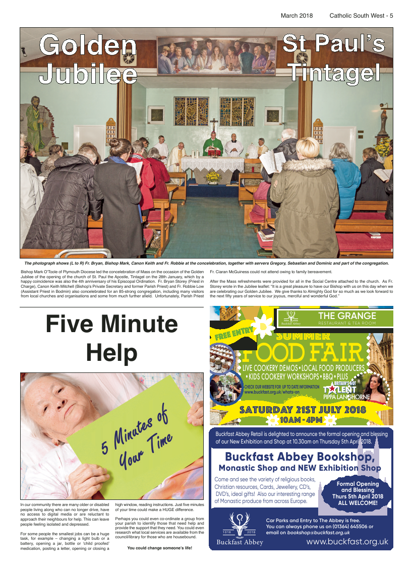 Mar 2018 edition of the Catholic South West - Page 