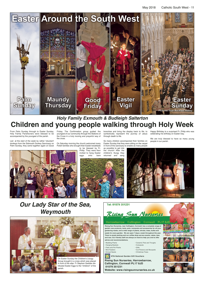 May 2018 edition of the Catholic South West - Page 