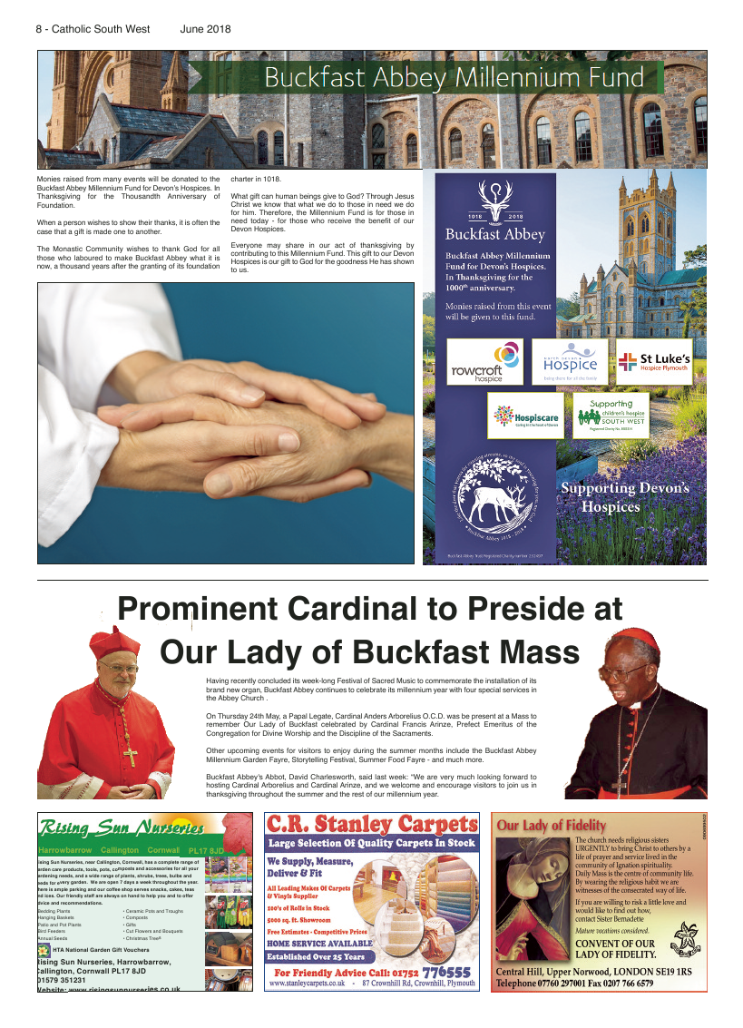 Jun 2018 edition of the Catholic South West - Page 