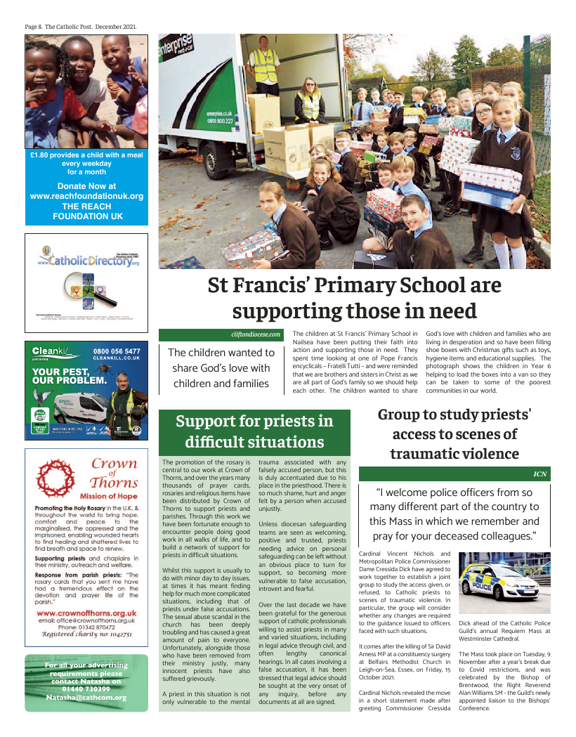 Dec 2021 edition of the National Catholic Paper