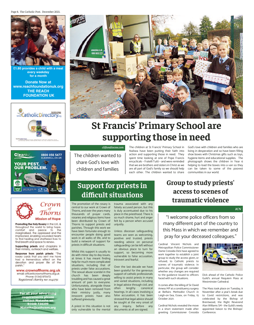 Dec 2021 edition of the National Catholic Paper Dec 2021 edition of the National Catholic Paper