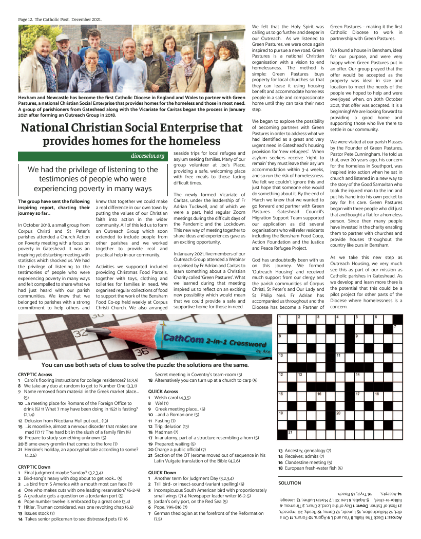 Dec 2021 edition of the National Catholic Paper Dec 2021 edition of the National Catholic Paper