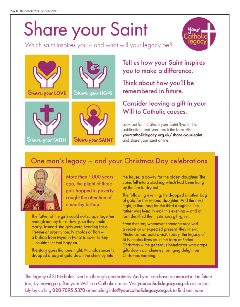 Dec 2021 edition of the National Catholic Paper Dec 2021 edition of the National Catholic Paper