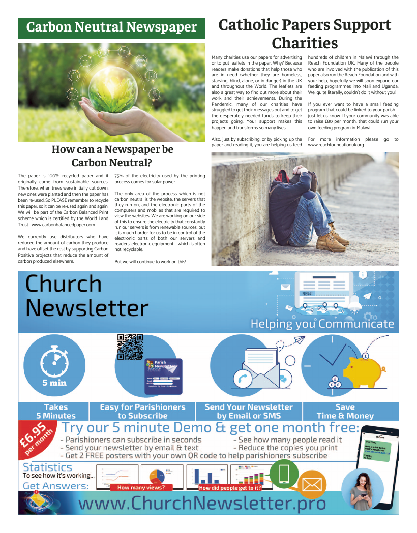 Dec 2021 edition of the National Catholic Paper