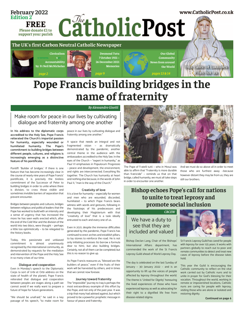 Feb 2022 edition of the Catholic Post Feb 2022 edition of the Catholic Post