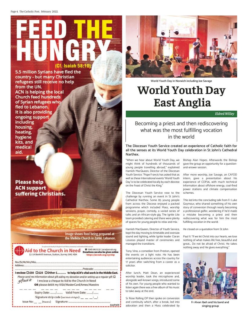 Feb 2022 edition of the Catholic Post Feb 2022 edition of the Catholic Post