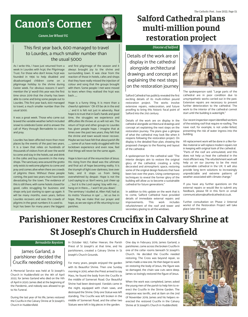Jun 2022 edition of the Catholic Post Jun 2022 edition of the Catholic Post