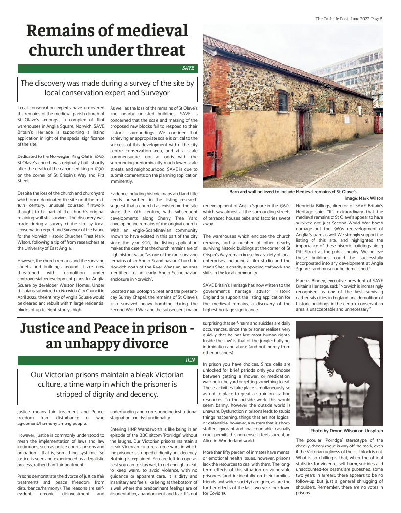 Jun 2022 edition of the Catholic Post Jun 2022 edition of the Catholic Post