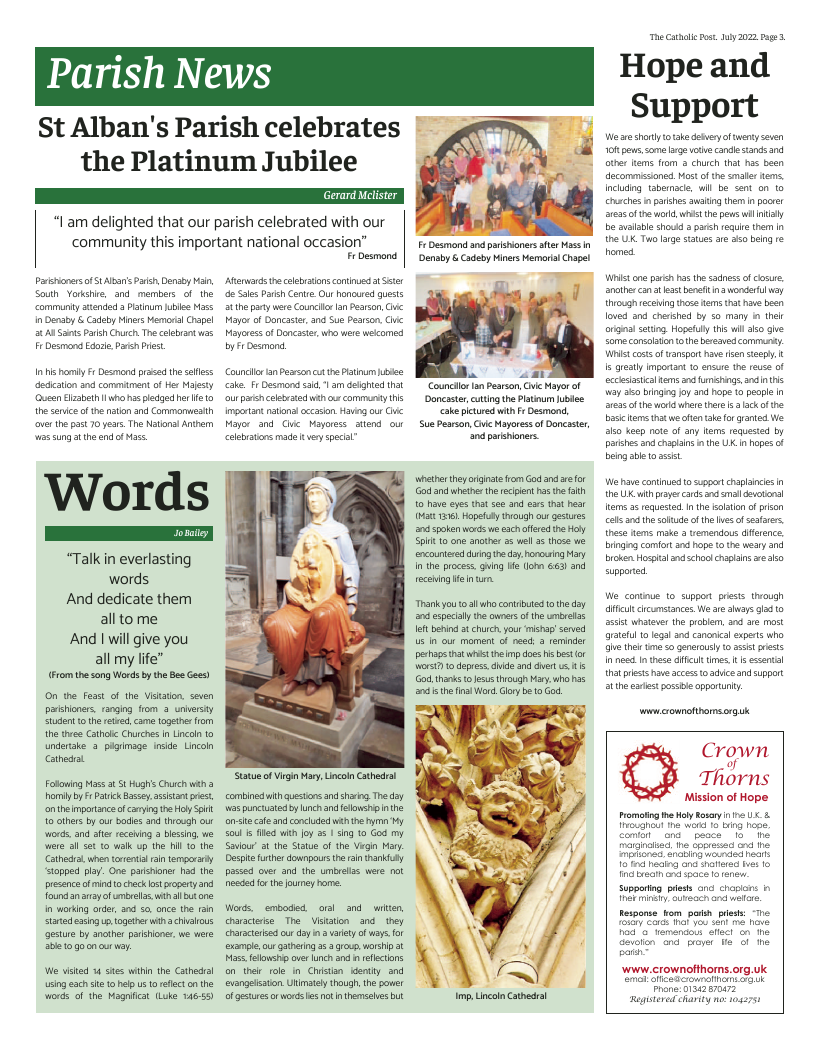 Jul 2022 edition of the Catholic Post