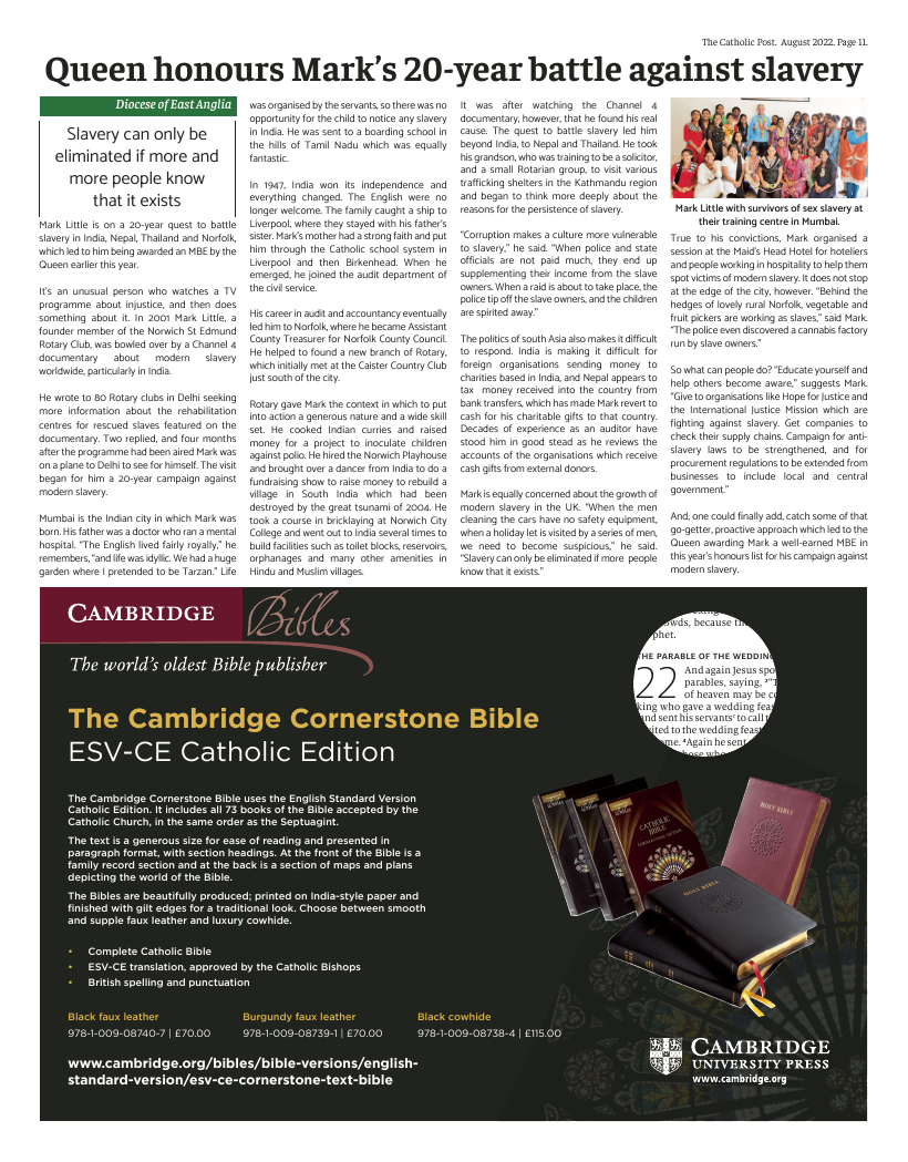 Aug 2022 edition of the Catholic Post Aug 2022 edition of the Catholic Post