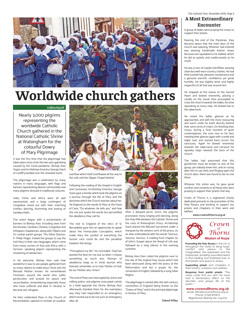 Nov 2022 edition of the Catholic Post