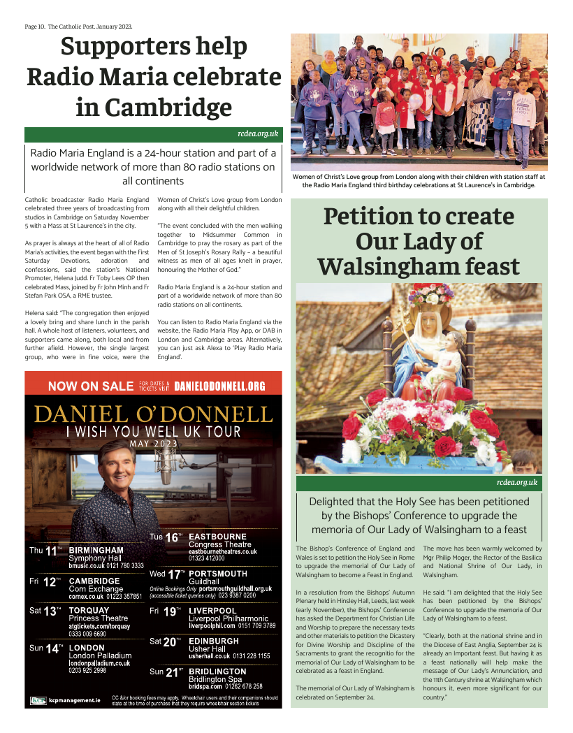 Jan 2023 edition of the Catholic Post