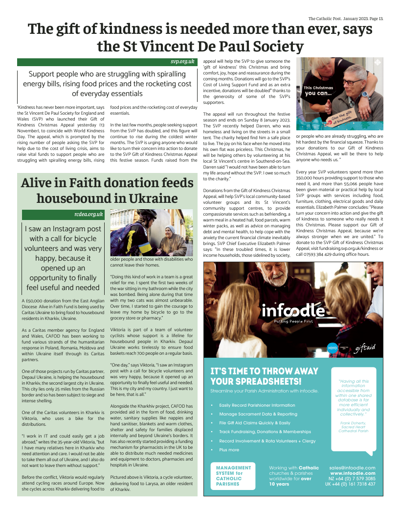 Jan 2023 edition of the Catholic Post