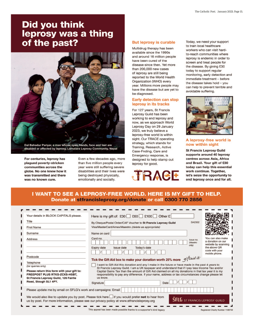 Jan 2023 edition of the Catholic Post Jan 2023 edition of the Catholic Post