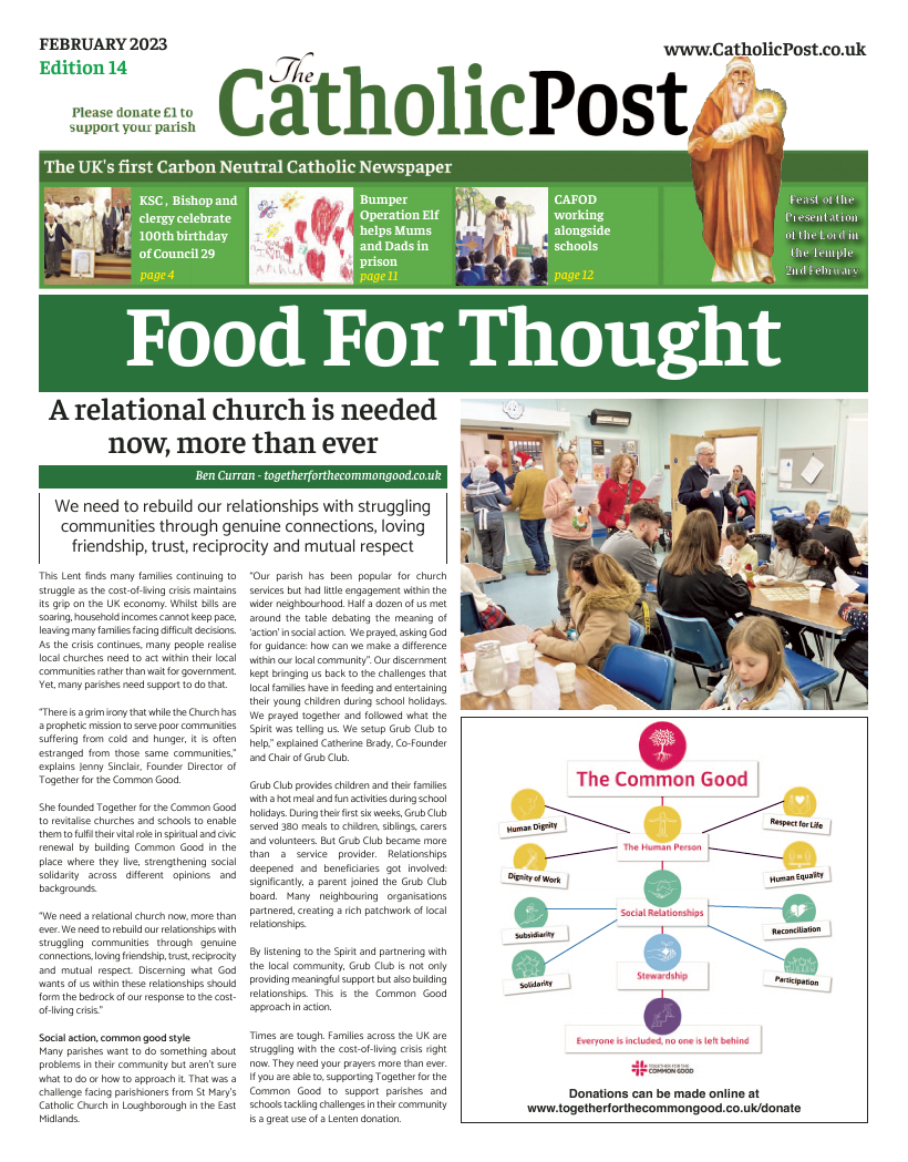 Feb 2023 edition of the Catholic Post Feb 2023 edition of the Catholic Post