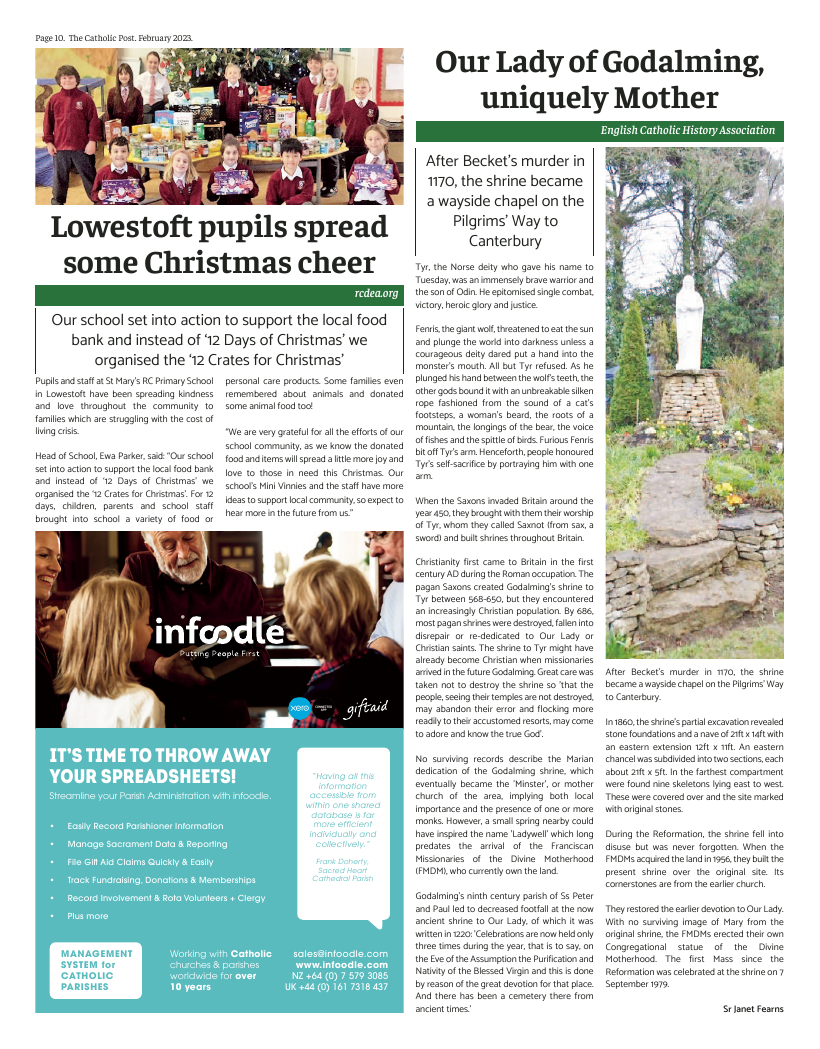 Feb 2023 edition of the Catholic Post Feb 2023 edition of the Catholic Post