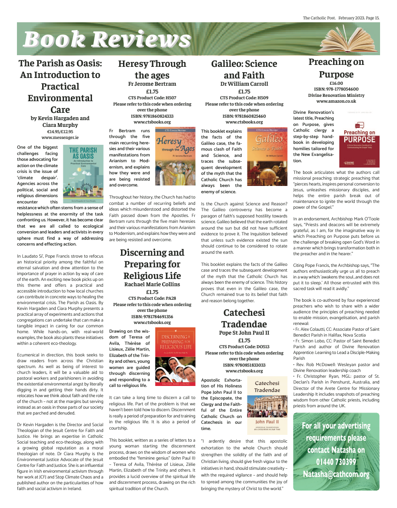 Feb 2023 edition of the Catholic Post Feb 2023 edition of the Catholic Post