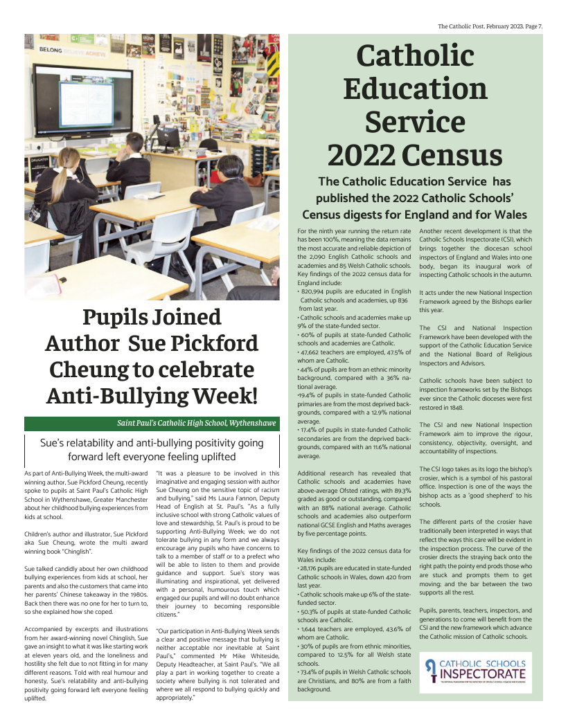 Feb 2023 edition of the Catholic Post Feb 2023 edition of the Catholic Post