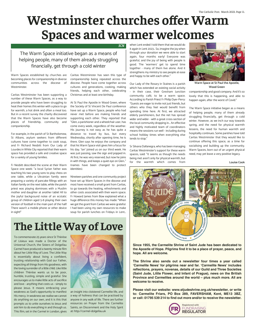 Mar 2023 edition of the Catholic Post