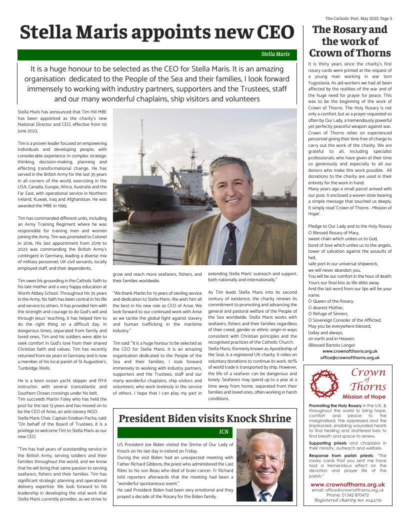 May 2023 edition of the Catholic Post May 2023 edition of the Catholic Post