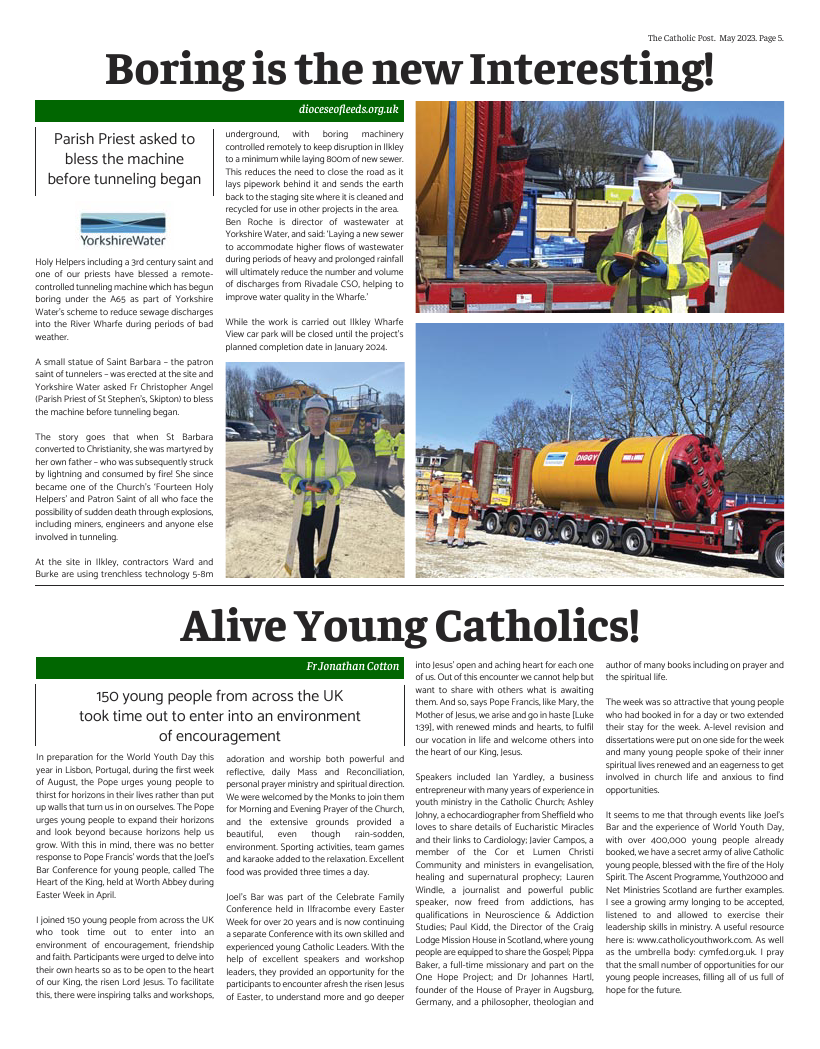 May 2023 edition of the Catholic Post