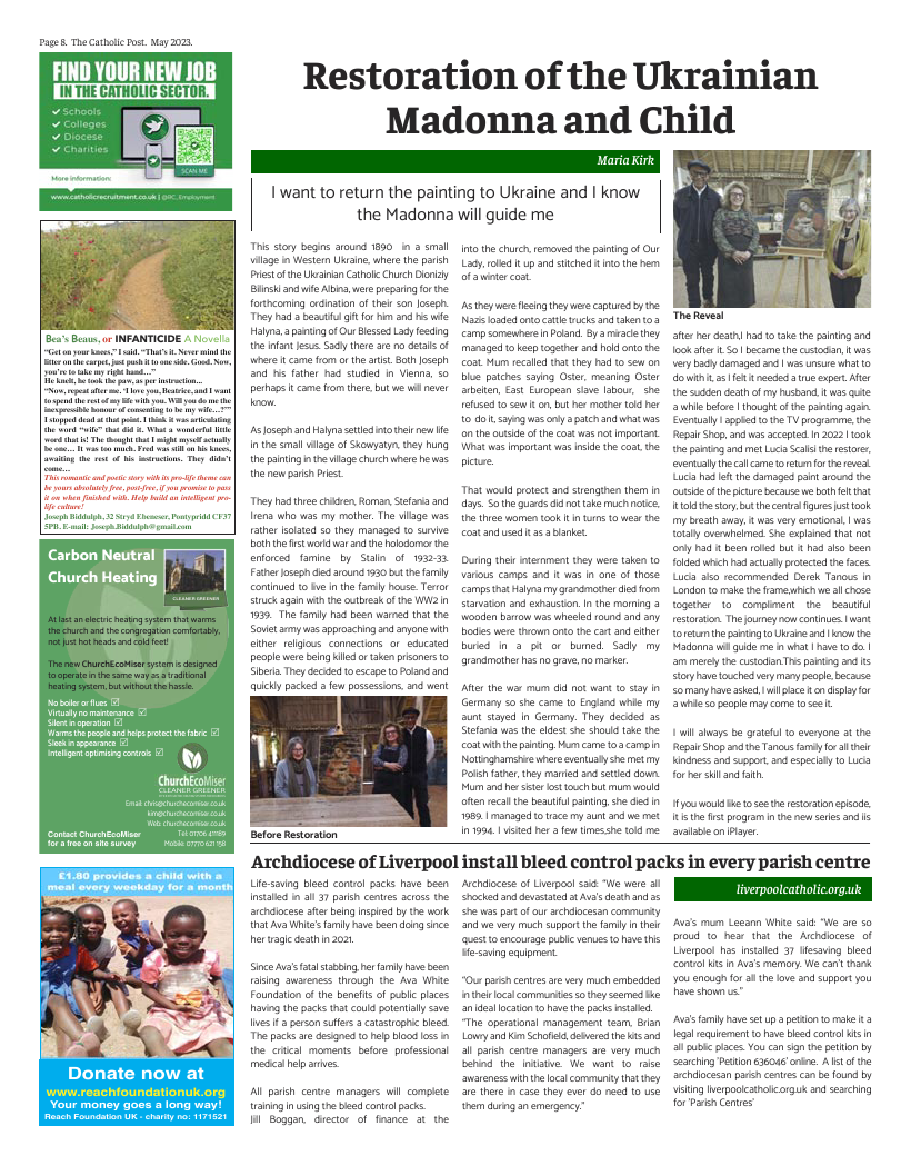 May 2023 edition of the Catholic Post May 2023 edition of the Catholic Post