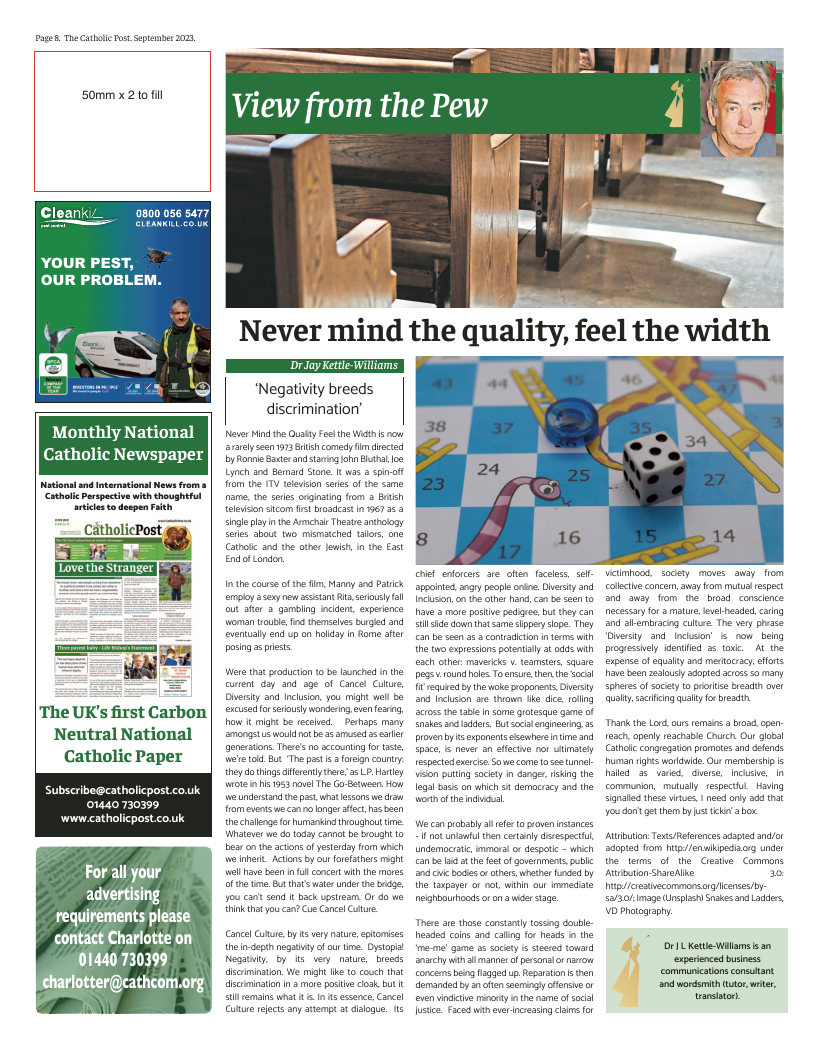 Sept 2023 edition of the Catholic Post Sept 2023 edition of the Catholic Post