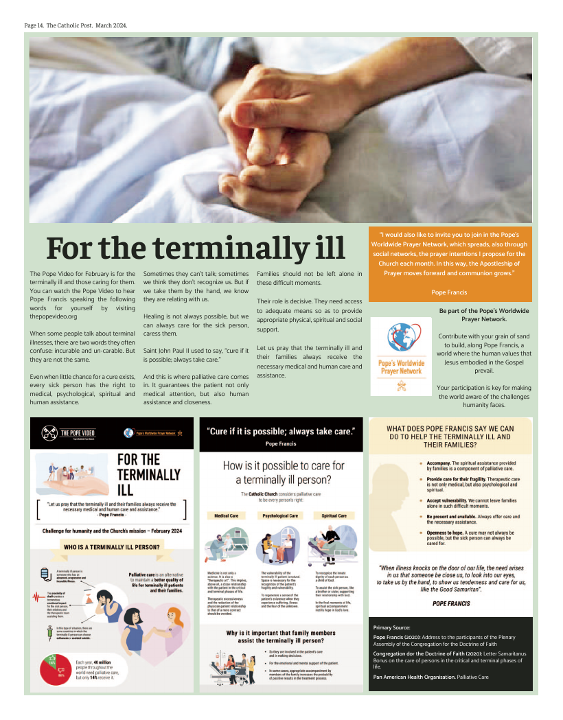 Mar 2024 edition of the Catholic Post Mar 2024 edition of the Catholic Post