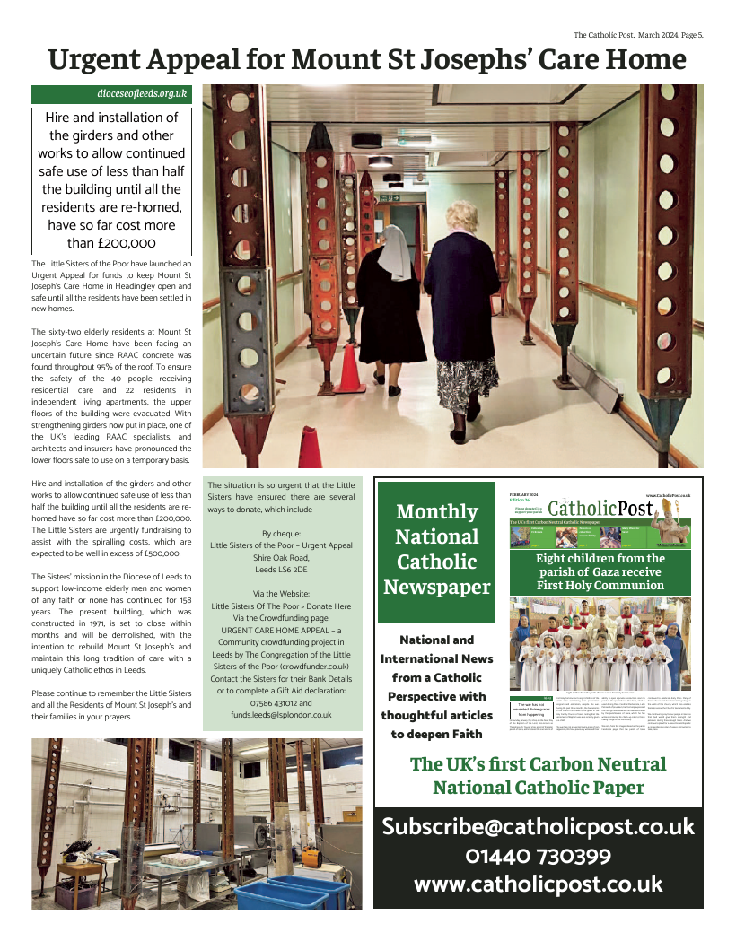 Mar 2024 edition of the Catholic Post Mar 2024 edition of the Catholic Post