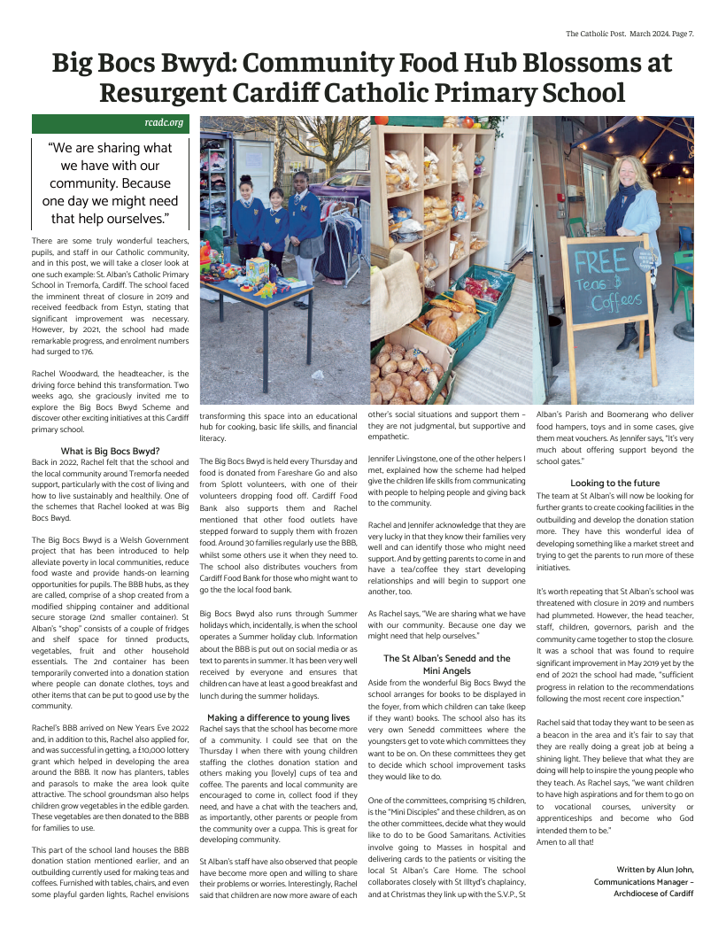 Mar 2024 edition of the Catholic Post Mar 2024 edition of the Catholic Post