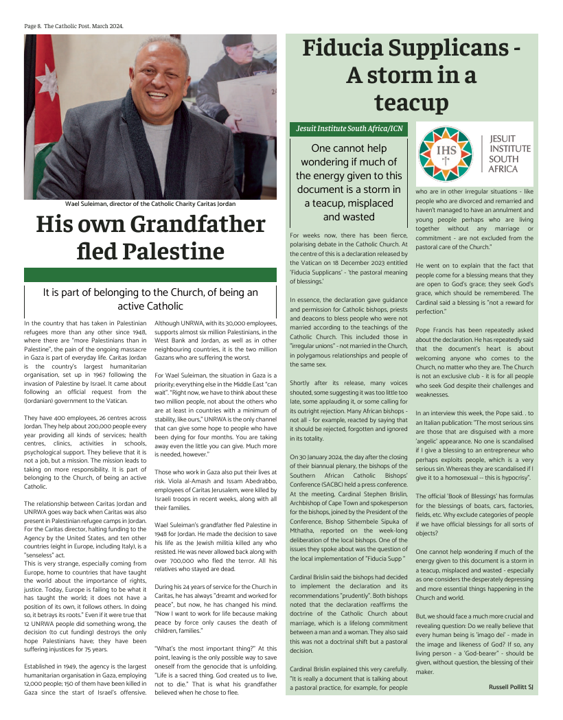 Mar 2024 edition of the Catholic Post Mar 2024 edition of the Catholic Post
