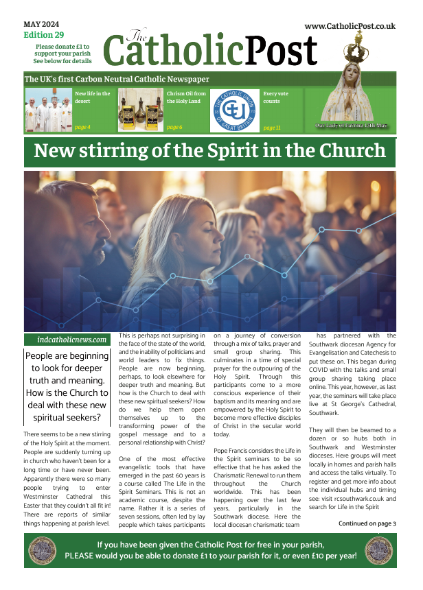May 2024 edition of the Catholic Post May 2024 edition of the Catholic Post