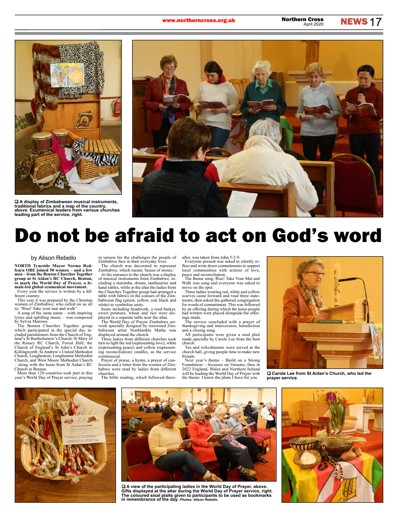 Apr 2020 edition of the Northern Cross