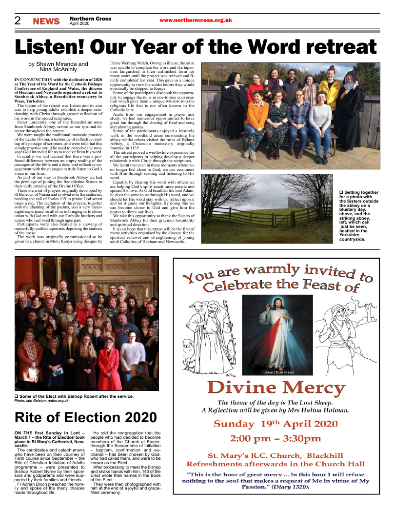 Apr 2020 edition of the Northern Cross