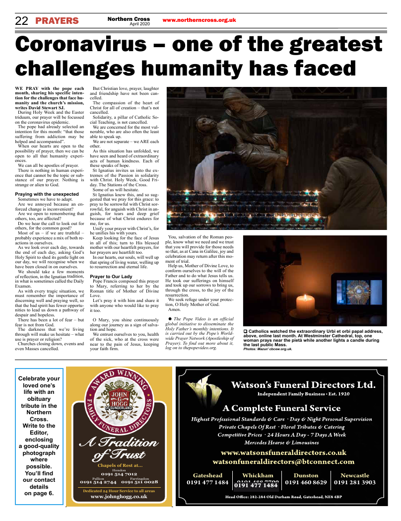 Apr 2020 edition of the Northern Cross